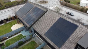 Villa med solceller i Malmö