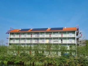 Bostadsrättsförening med solceller i Falkenberg